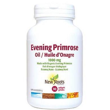 New Roots Evening Primrose Oil 1000mg - 90 Softgels for Women's Hormonal Balance & Skin Health | Supports PMS, Menopause & Healthy Skin