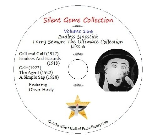 Larry Semon: The Ultimate Collection Disc 6 - Classic Silent Comedy DVD with Endless Slapstick | Vintage Film Laughs for Movie Nights & Film History Enthusiasts