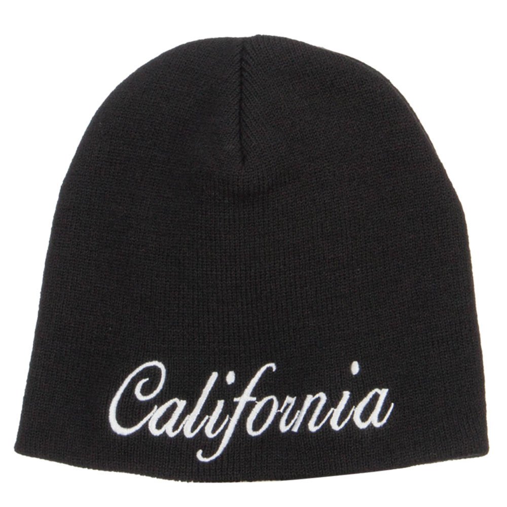 California Embroidered Short Beanie for Men & Women - Custom Logo Beanies - Winter & Fall Fashion Accessories - Perfect for Outdoor Activities, Sports & Casual Wear