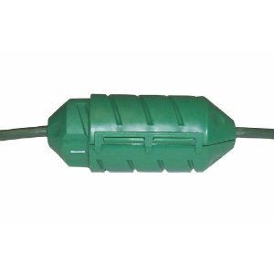 Farm Innovators CC-2 Waterproof Cord Lock Connector - Green (12 Pack) | Secure Outdoor Extension Cords for Garden, Pool & Patio Equipment