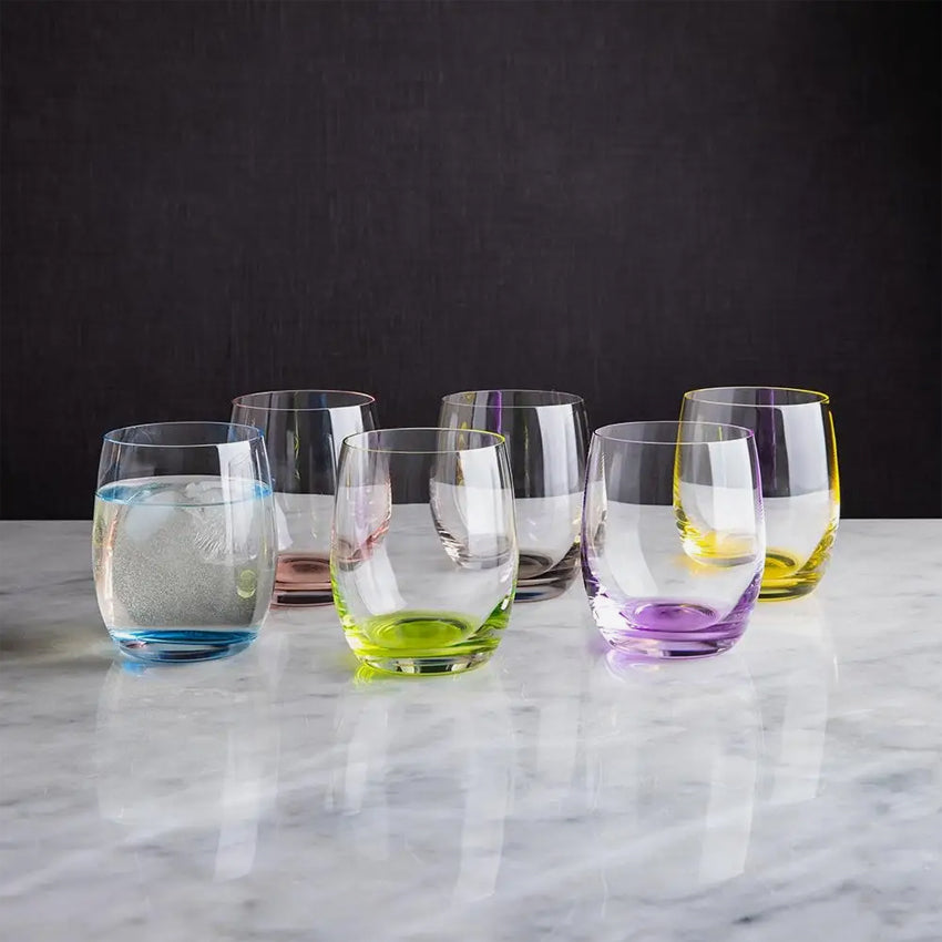 Bohemian Rainbow Shot Glass Set of 6 - Colorful Party Drinking Glasses for Cocktails, Tequila & Shots - Perfect for Home Bars, Bachelorette Parties & Celebrations