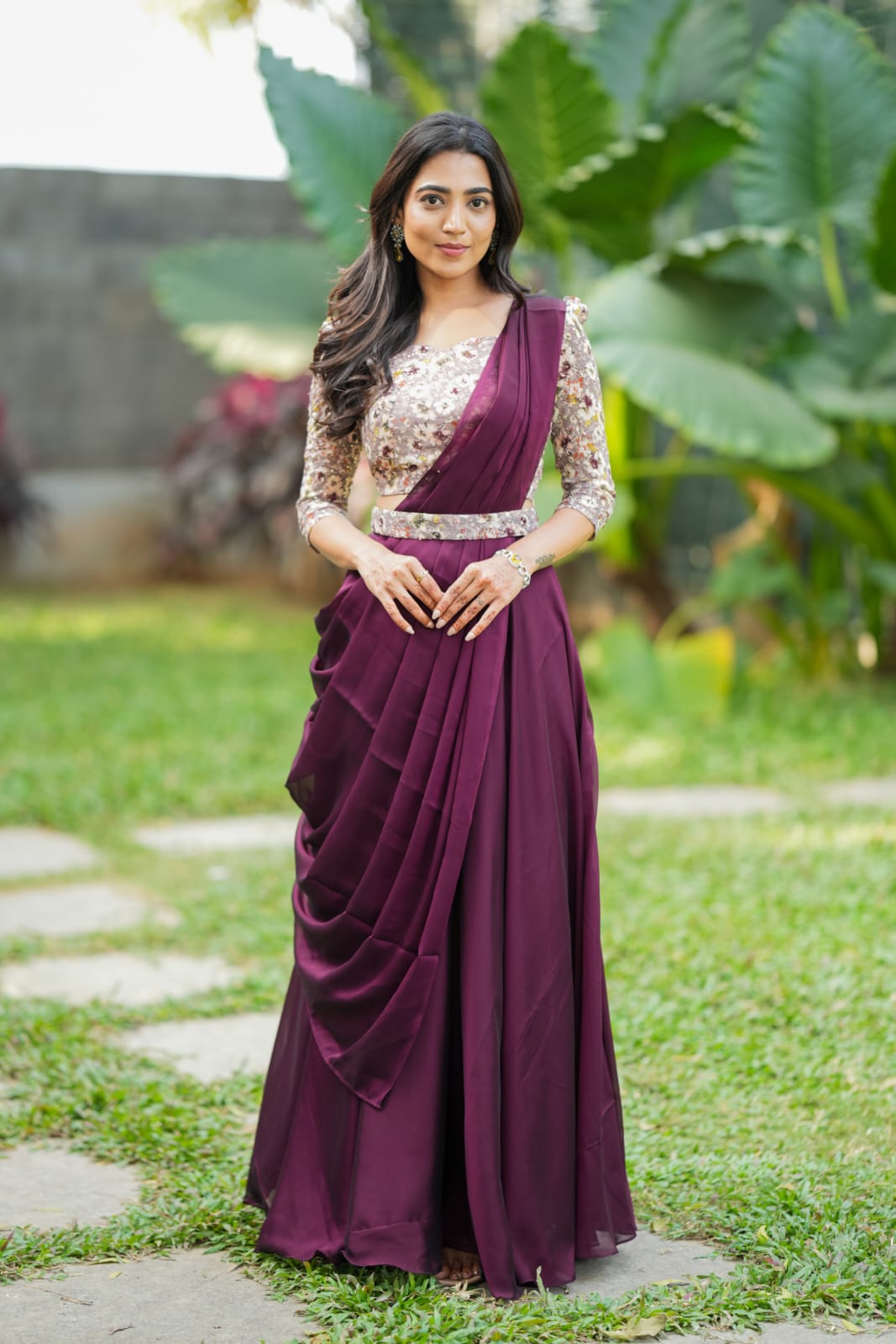 DD652 Abi Simple and Elegant Drape Wear - Stylish Women's Casual Dress for Everyday Wear, Date Night and Office Outfits