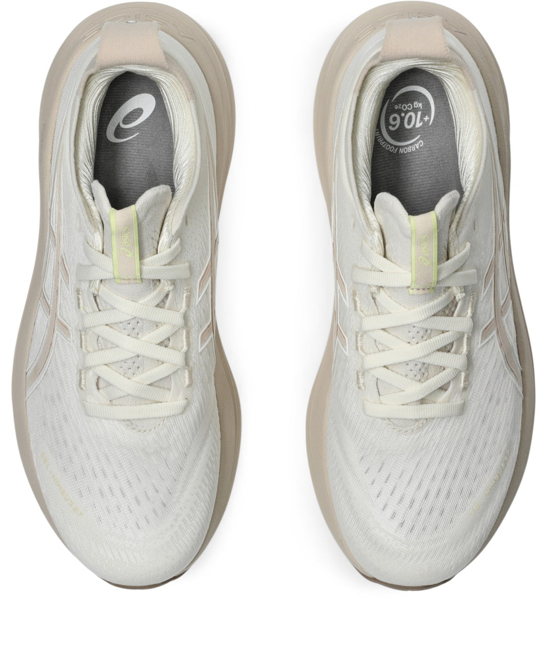 ASICS Women's Gel-Nimbus 27 Running Shoes - Lightweight Cushioning for Long-Distance (102 Cream/Mineral Beige) | Perfect for Marathon Training & Everyday Jogging