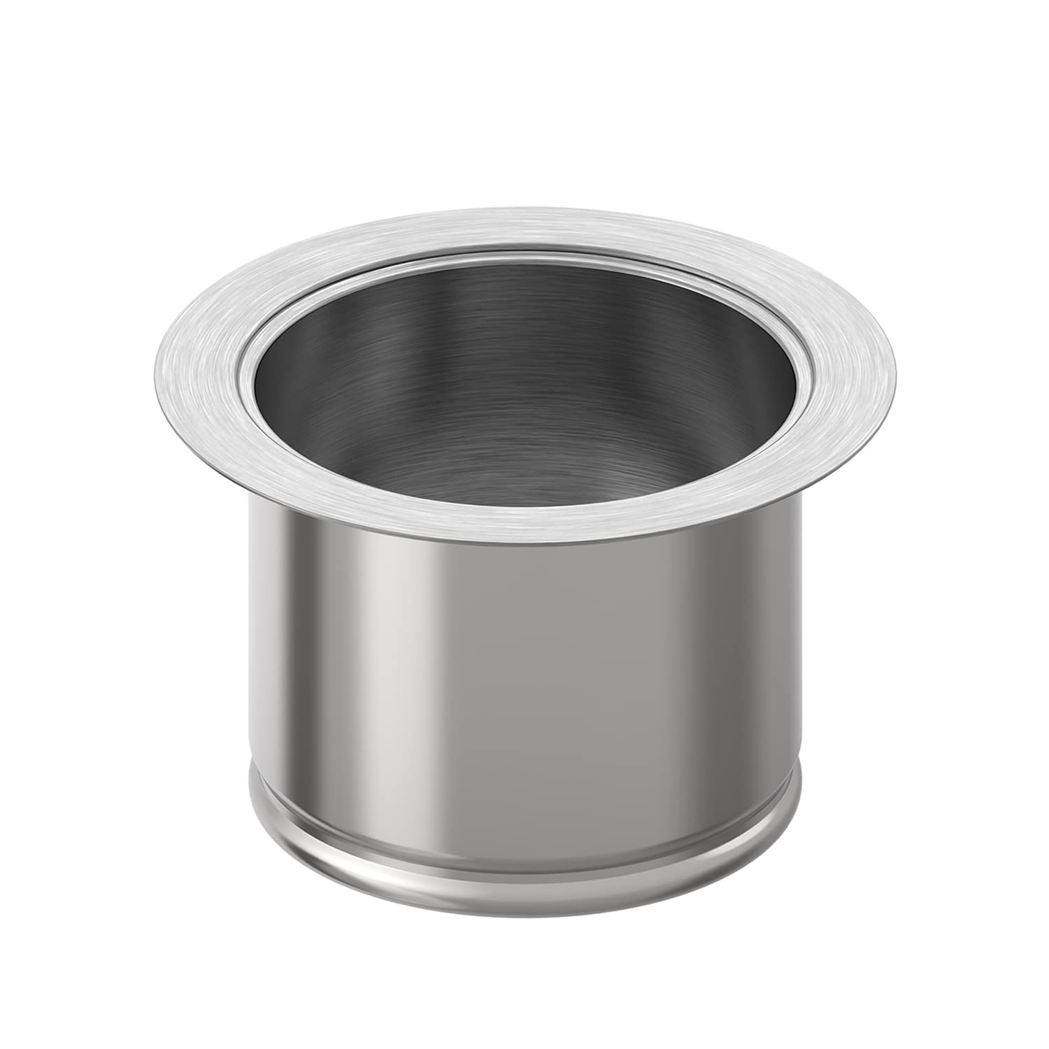 B9179 Extended Stainless Steel Garbage Disposal Flange for 3-1/2 Inch Standard Sink Drain - Deep Kitchen Sink Flange with Brushed Finish | Perfect for Undermount Sinks & Garbage Disposal Installation