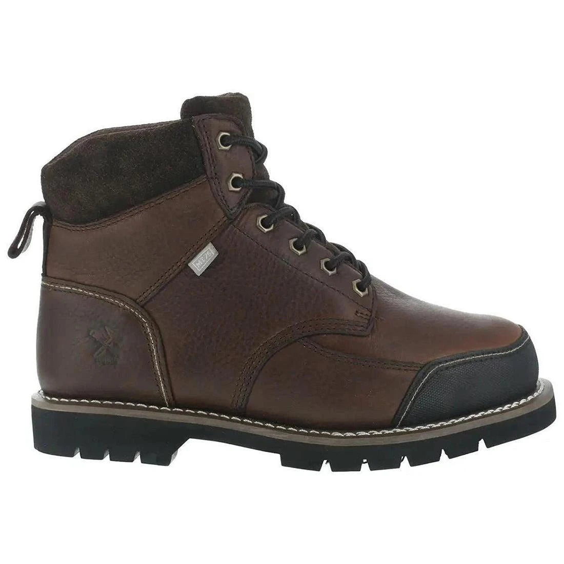 Dozer 6-Inch Steel Toe Work Boots with Metatarsal Guard - Brown Safety Shoes for Construction & Heavy Duty Work | OSHA Compliant Work Boots for Men
