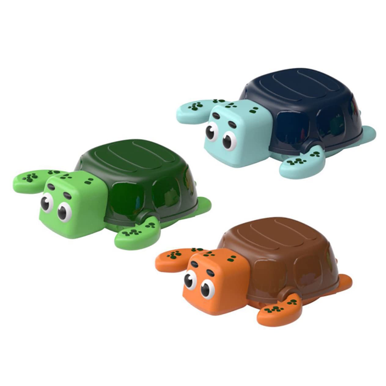 HEMOTON 3-Piece Kids Bath Toys Set - Floating Water Play Toys for Toddlers & Babies - Fun Bathtub Toys for Boys & Girls - BPA-Free Plastic Bath Time Toys for Indoor & Outdoor Water Play