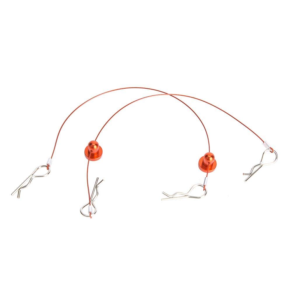 V GEBY 1/10 RC Car Body Shell Clip Pins - Red Automotive Fasteners for RC Vehicle Body Panels | Perfect for Off-Road Racing and RC Car Maintenance