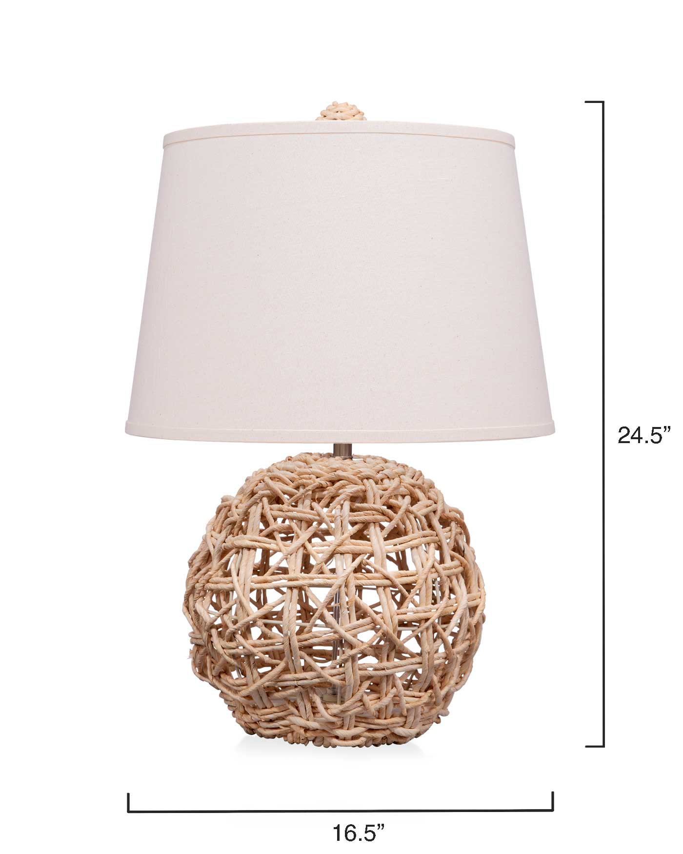 Modern Maui Table Lamp - Stylish LED Nightstand Light for Bedroom, Living Room & Office - Perfect for Reading, Relaxing & Decorating