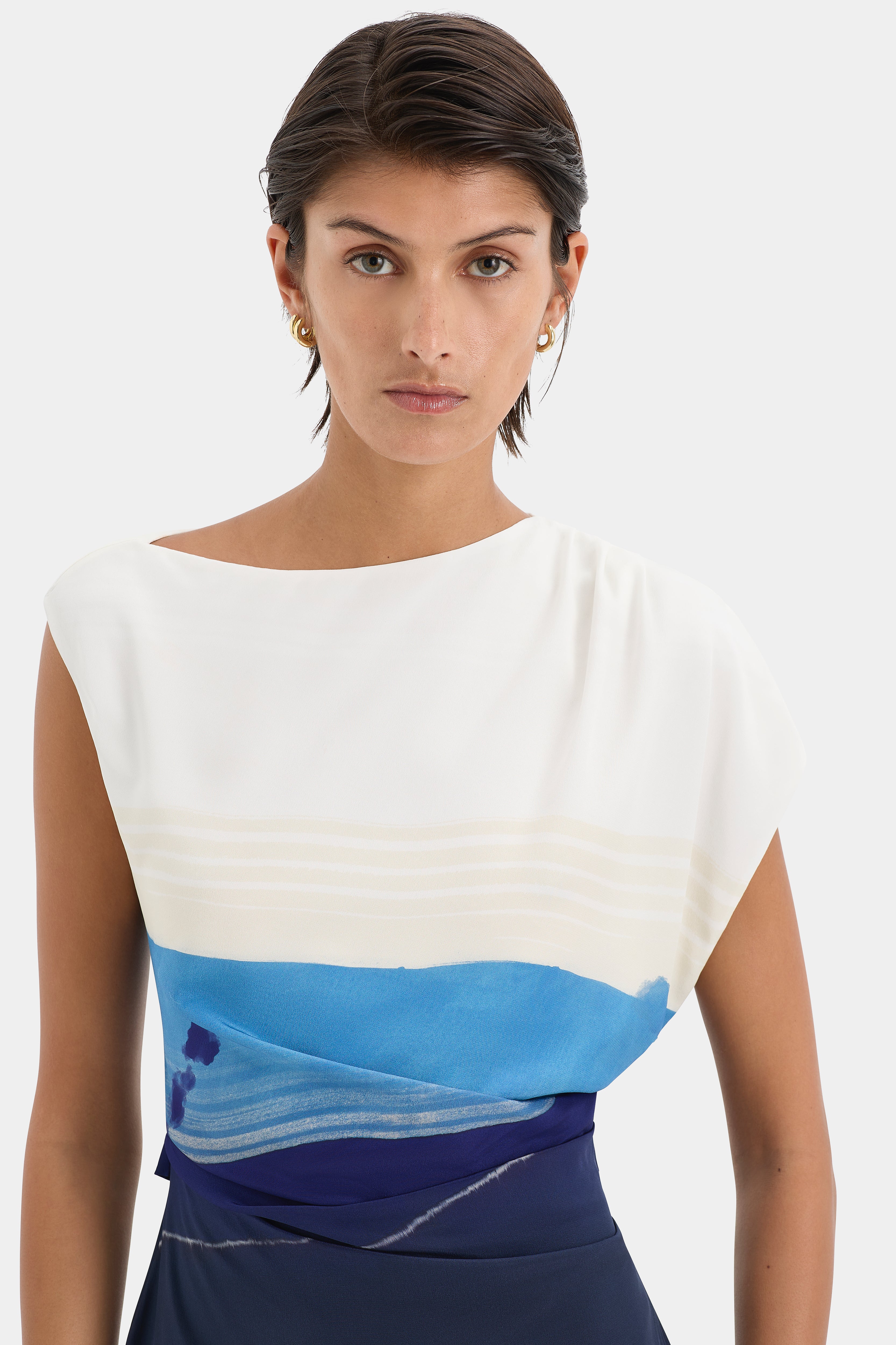 Mariner Midi Dress for Women - Flowy Summer Beach Dress with Pockets, Casual Boho Style - Perfect for Vacations, Date Nights & Outdoor Events