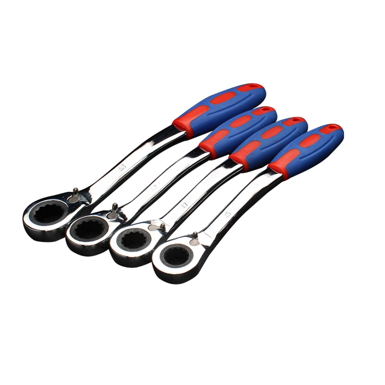 72-Tooth Flexible Head Ratchet Wrench - 22mm Adjustable Gear Spanner for Car Repair & Mechanical Torque - Durable Ratcheting Wrench Handle for Automotive, DIY & Home Improvement Projects