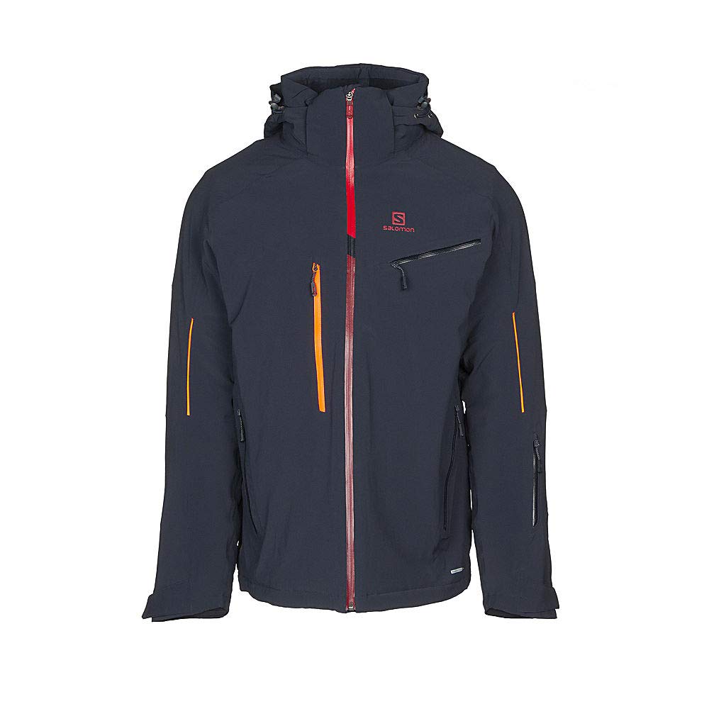 Salomon ICESPEED Men's Waterproof Winter Jacket - Windproof Insulated Ski Coat for Snowboarding & Outdoor Activities