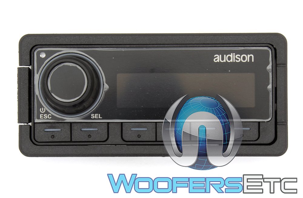 Audison DRC MP Digital Remote Control for Car Audio & Multimedia Playback - Perfect for In-Car Entertainment & Sound System Control