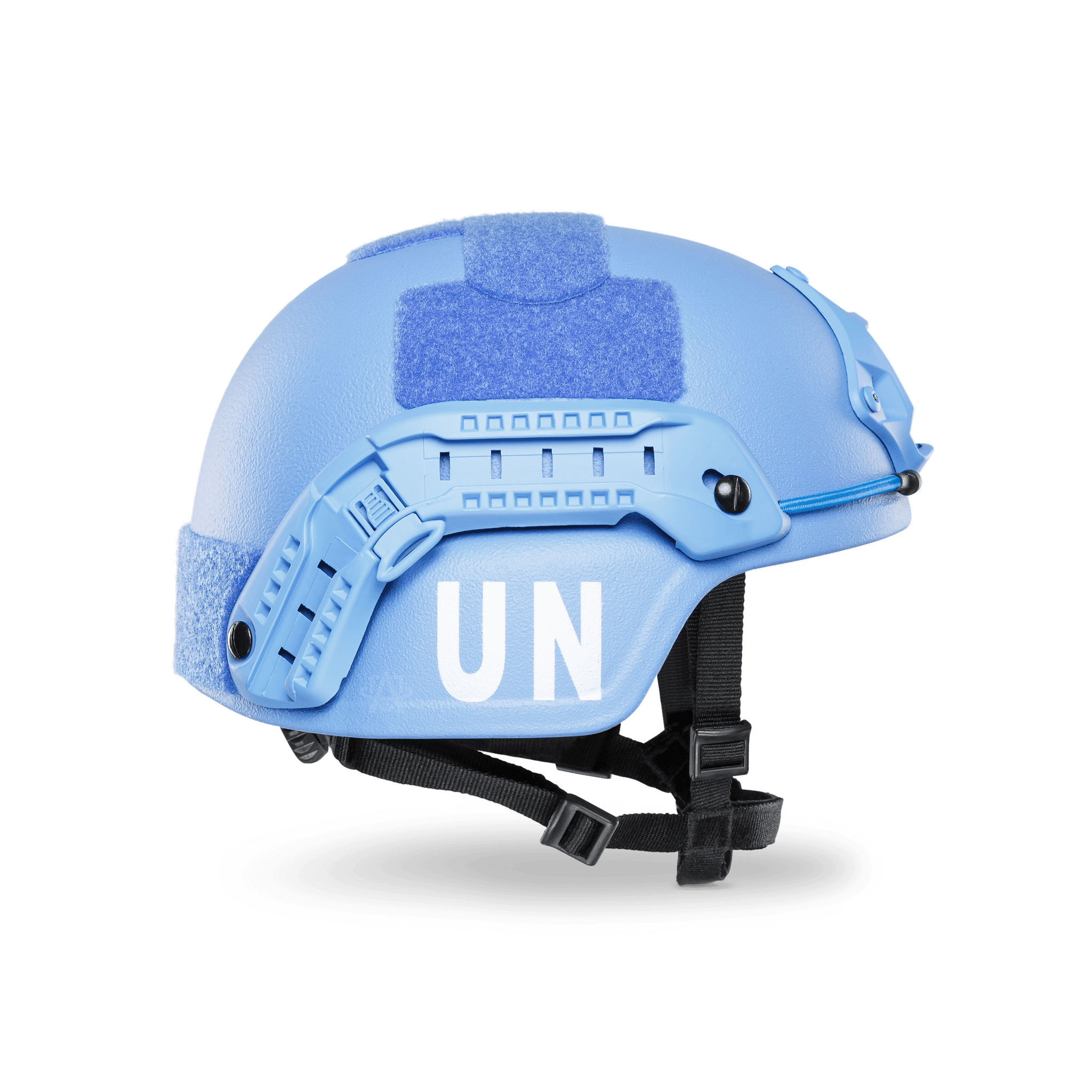 UN Ballistic Helmets - NIJ Level IIIA+ Certified for UN Contractors | Dark & Light Blue Options | Ideal for Peacekeeping & Security Missions