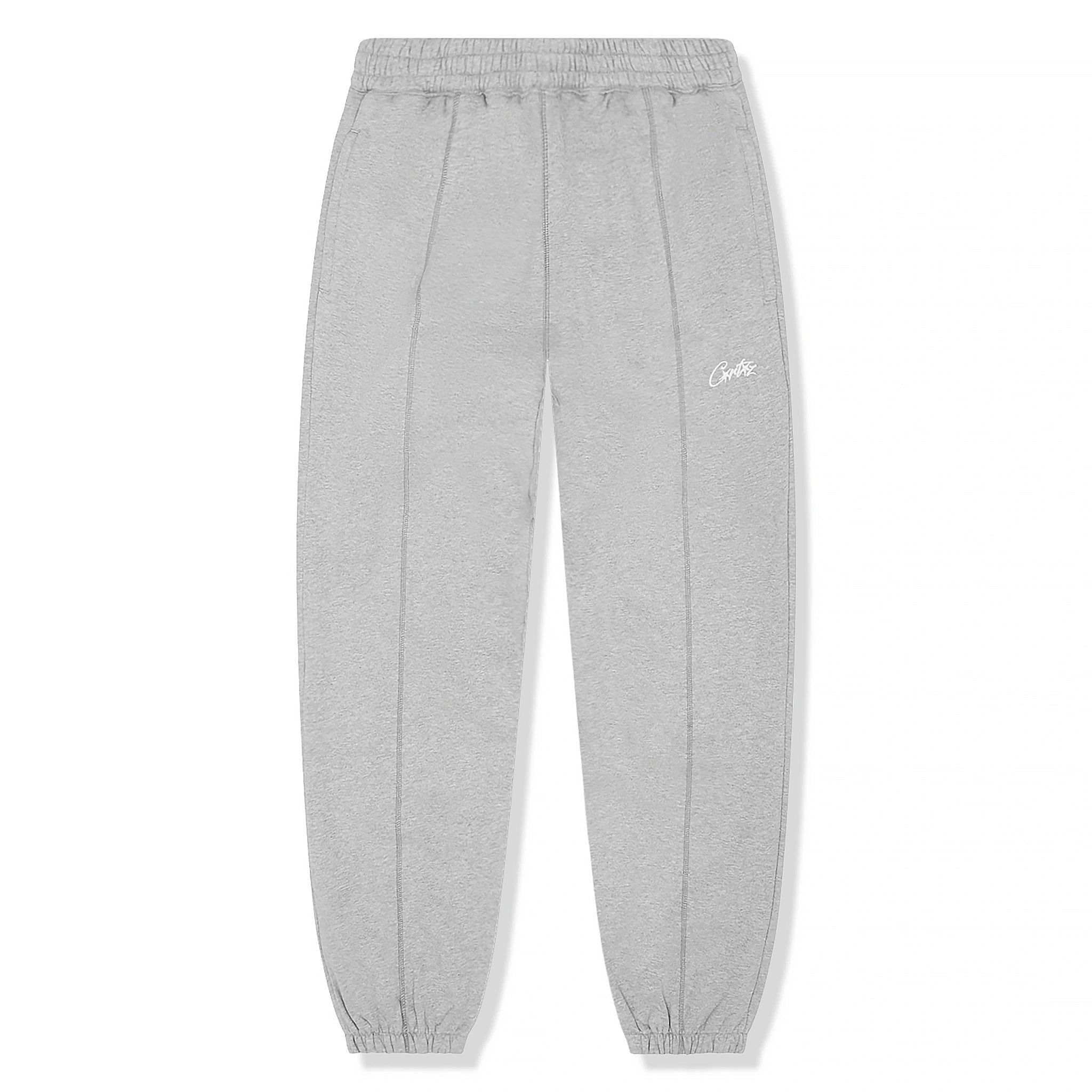Corteiz HMP V2 Grey Sweatpants for Men - Comfortable Joggers with Elastic Waistband & Pockets - Perfect for Gym, Running, Lounge & Casual Wear