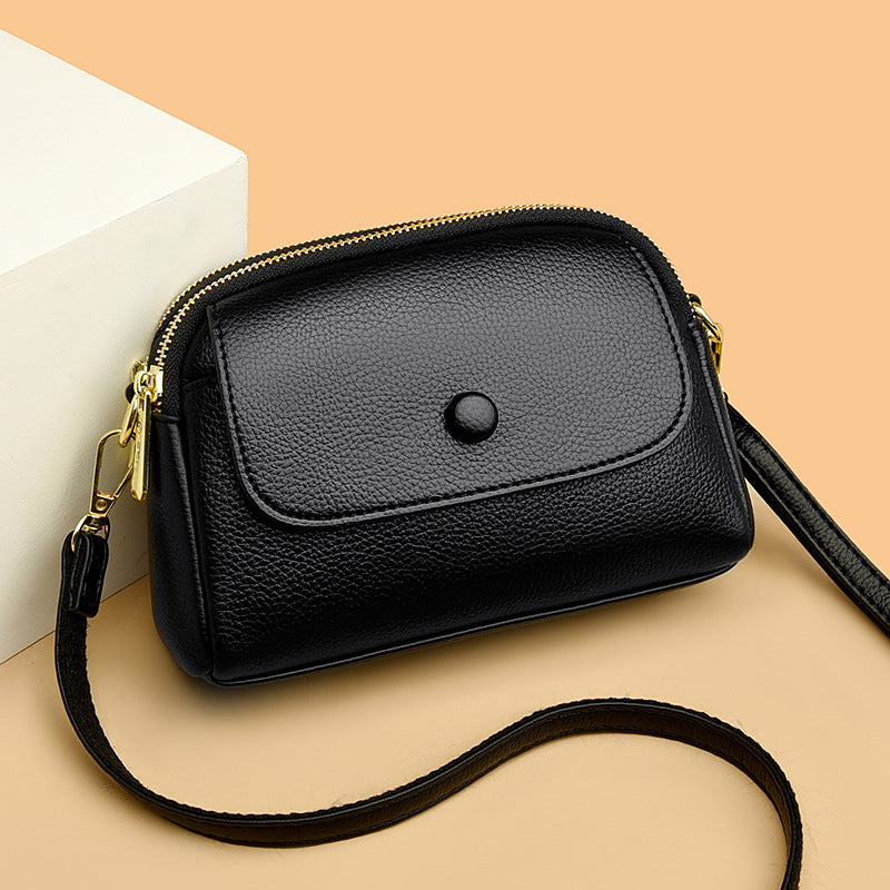 Vegan Leather Crossbody Bag for Women - Lightweight, Soft & Stylish Shoulder Purse - Perfect for Work, Travel & Everyday Use