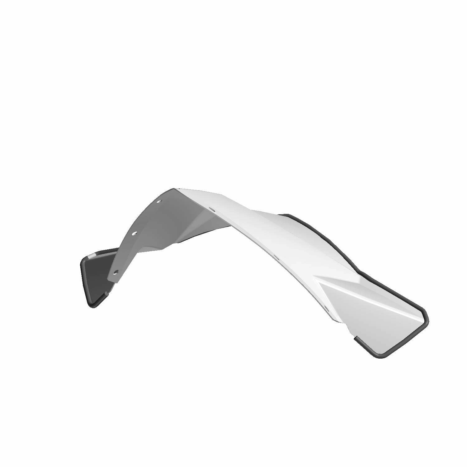 Genuine Polaris Snowmobile Rush/Pro RMK OEM Part 5438473 - Matte Black Mid-Size Replacement (Qty 1) for Winter Sports & Off-Road Adventure