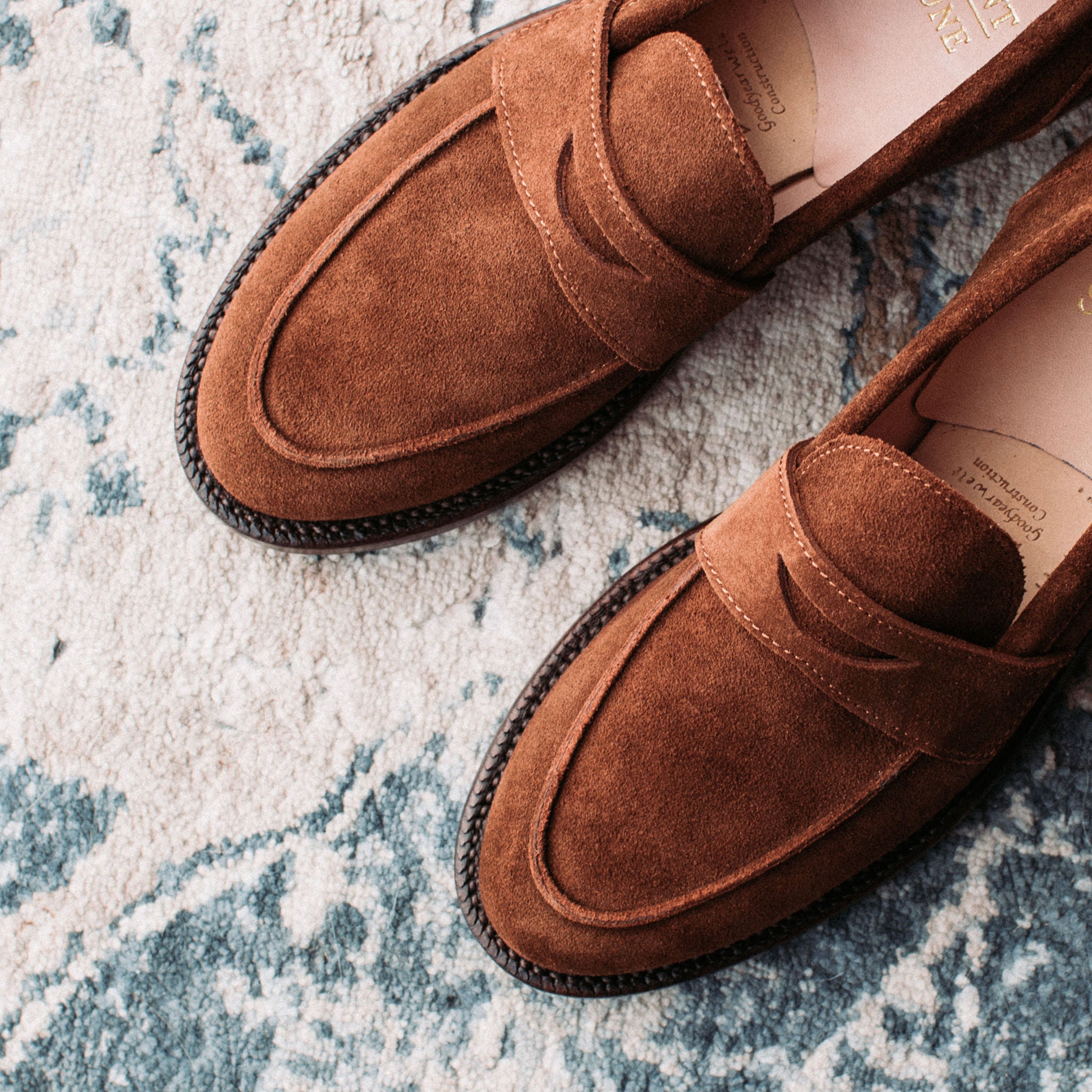 Clara Penny Loafer Shoes for Women - Genuine Bourbon Suede Slip-On Comfortable Flats - Perfect for Office, Business Casual & Everyday Wear