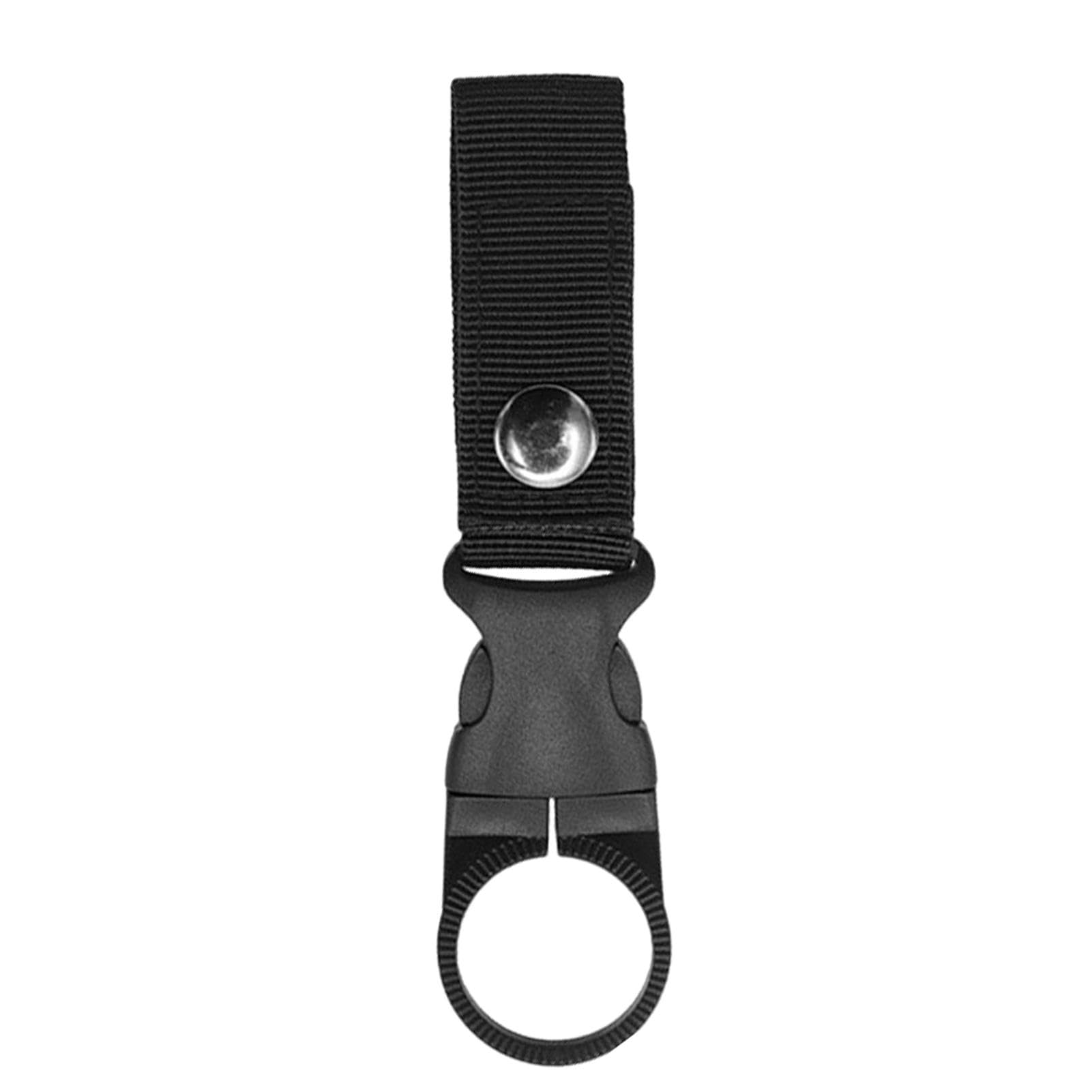 Durable Nylon Bottle Buckle Clip - Adjustable Water Bottle Holder Strap for Hiking, Camping & Outdoor Adventures | Portable Keychain Ring for Gym, Travel & Everyday Use