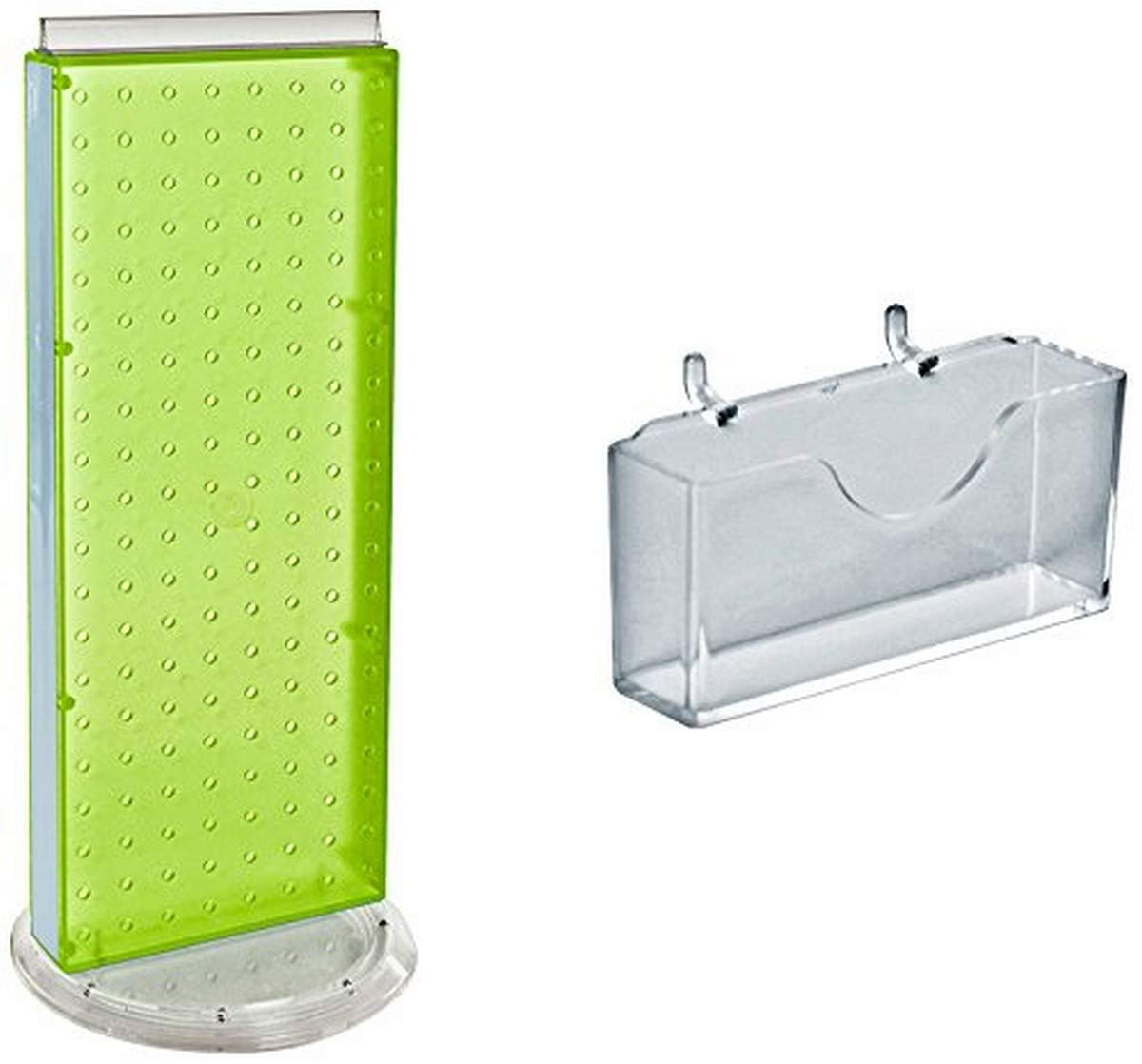Azar Displays 700505-GRE 20-Pocket Countertop Gift Card Holder - Green - Perfect for Retail Stores, Restaurants & Boutiques