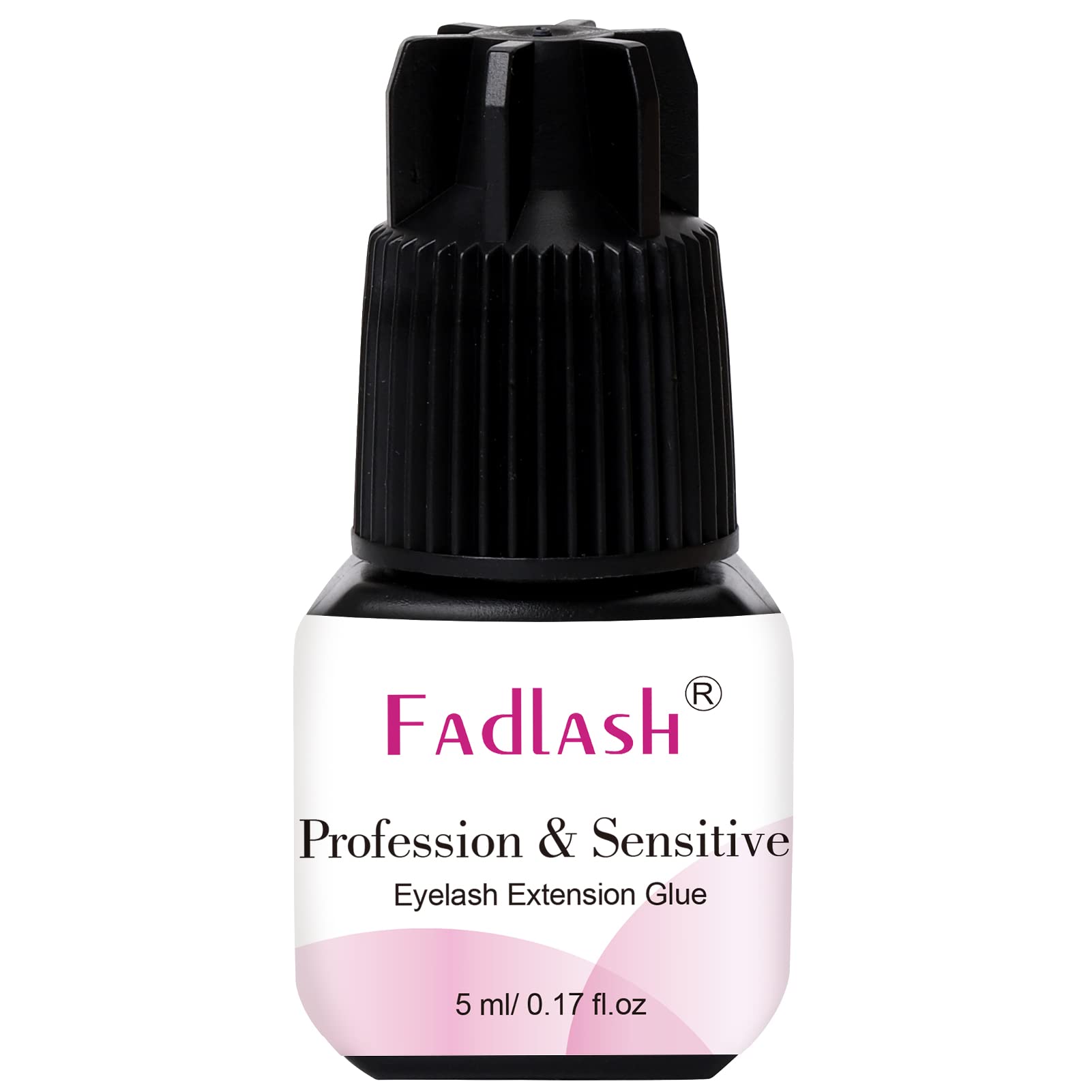 FADLASH Professional Eyelash Extension Glue - Extra Strong 5ml Lash Adhesive with 1 Second Dry Time & 8 Week Retention | Maximum Bonding Power for Salon Use | Perfect for Volume, Classic & Hybrid Lash Extensions
