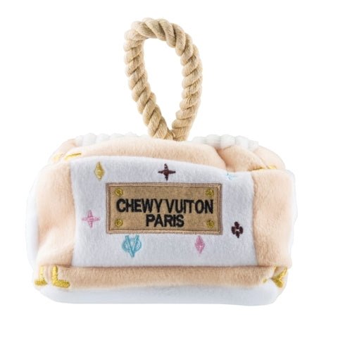 Chewy Vuiton Interactive Dog Toy Trunk - Durable Chew Toy for Puppies & Dogs - Fun Playtime & Teething Relief - Perfect for Indoor & Outdoor Use