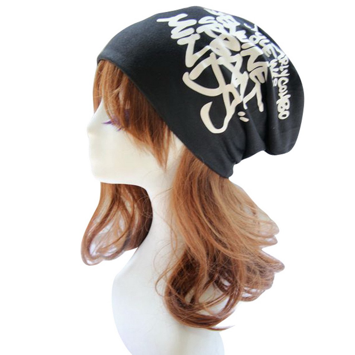 Aivtalk Unisex Winter Knit Slouch Beanie - Crochet Print Baggy Ski Hat & Beret for Men & Women - Perfect for Skiing, Snowboarding & Cold Weather Fashion