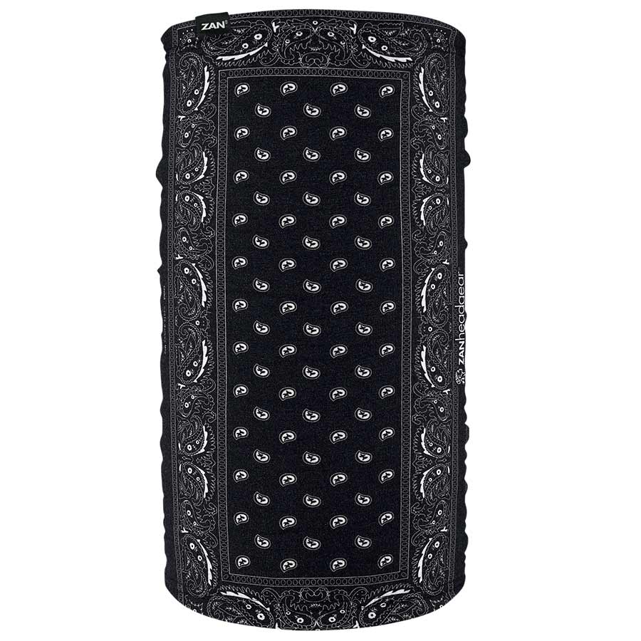 ZANheadgear Fleece Lined Paisley Multifunctional Tube Scarf - Warm Winter Neck Gaiter for Skiing, Hiking & Outdoor Activities
