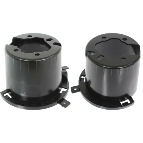 2-Pack Fog Light Bracket Set - Durable Plastic Replacement for Dodge Durango Front Left & Right Sides (2011-2013 Models) - Compatible with CH2603101, CH2602101, 68089178AB, 68089179AB - Perfect for Off-Roading & Night Driving Safety