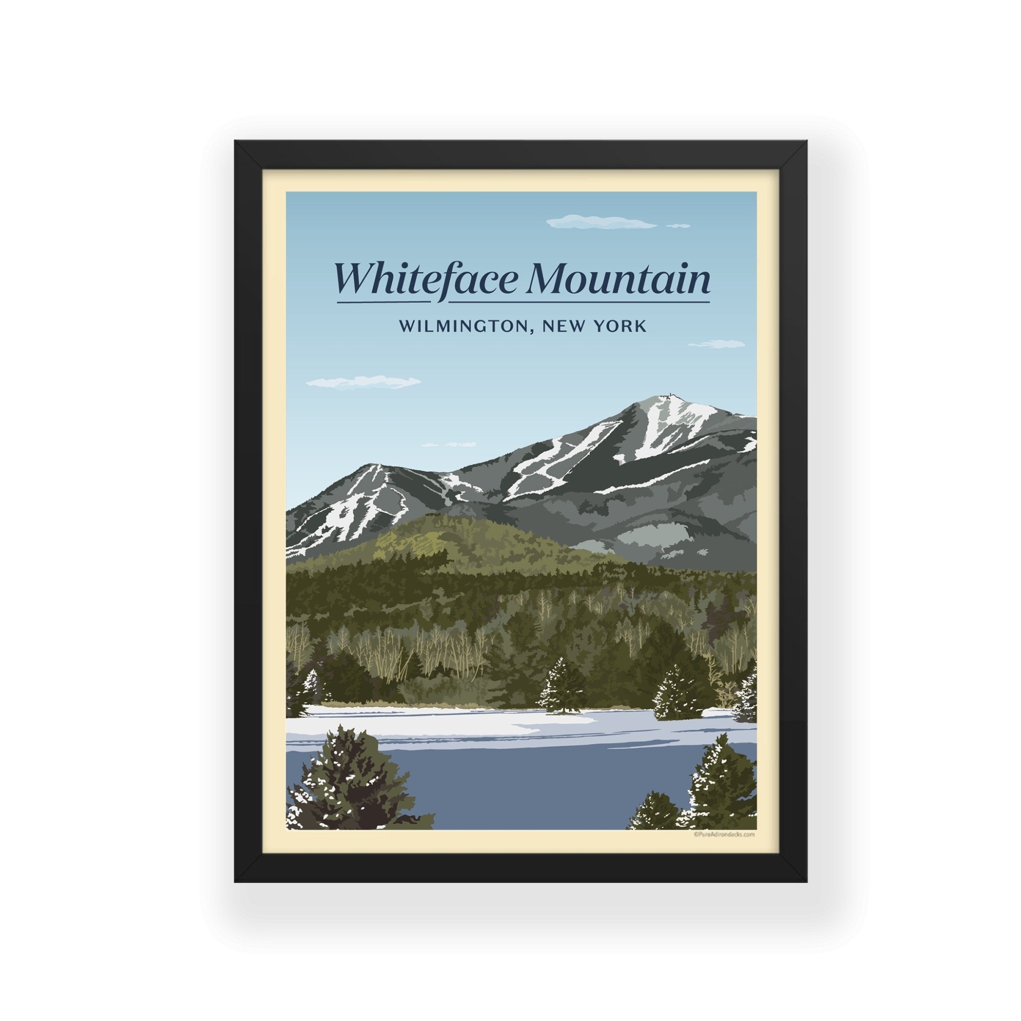 Whiteface Mountain Poster - Premium Wall Art Print for Home & Office Decor - Perfect for Living Rooms, Bedrooms, and Gifts