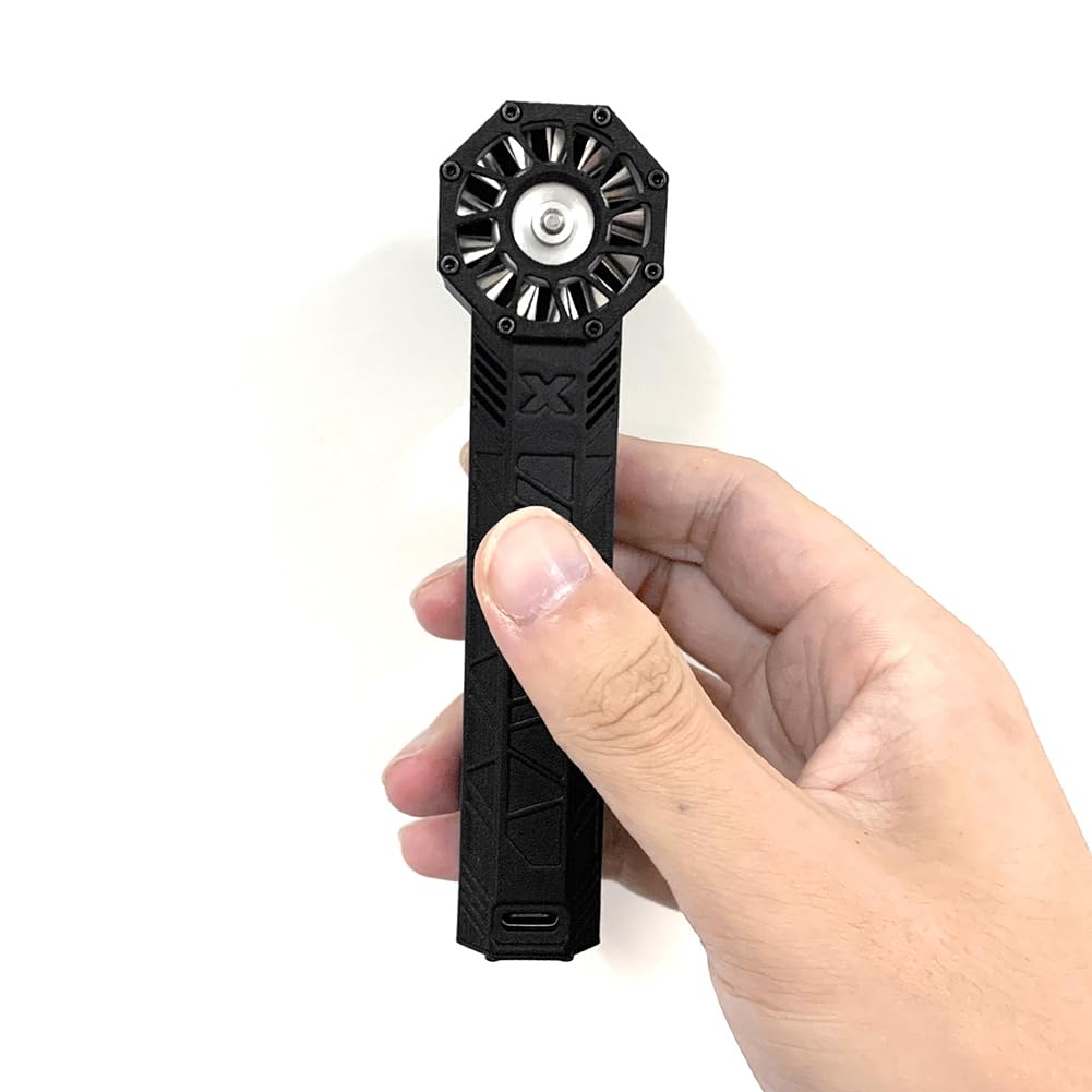 GETBSTOOP Mini Turbo Jet Fan - 110,000 RPM High-Speed Portable Fan with 45M/S Wind Speed, 3000mAh Rechargeable Battery, Wireless Keyboard Cleaner & Dust Blower for PC, Laptop, Electronics, and Workspace