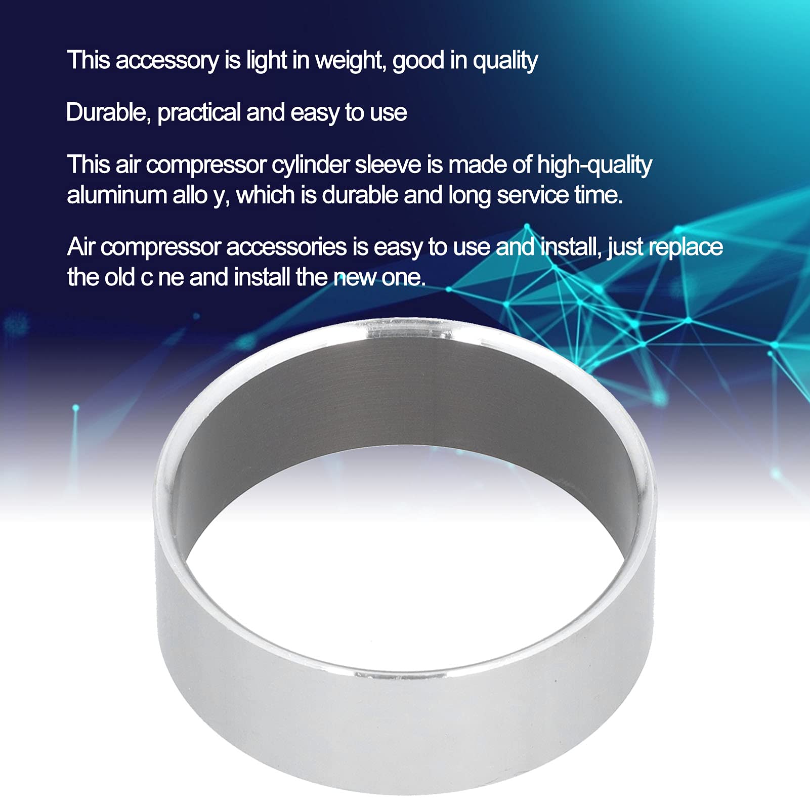 High-Quality Air Compressor Cylinder Sleeve Replacement - Durable & Lightweight Compressor Parts for Long Service Life | Perfect for Industrial, Automotive & Home Air Compressor Maintenance