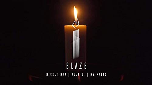 Blaze Auto Candle Magic Trick by Mickey Mak & Alen L. - Self-Lighting Candle Illusion for Stage Performances & Close-Up Magic Shows