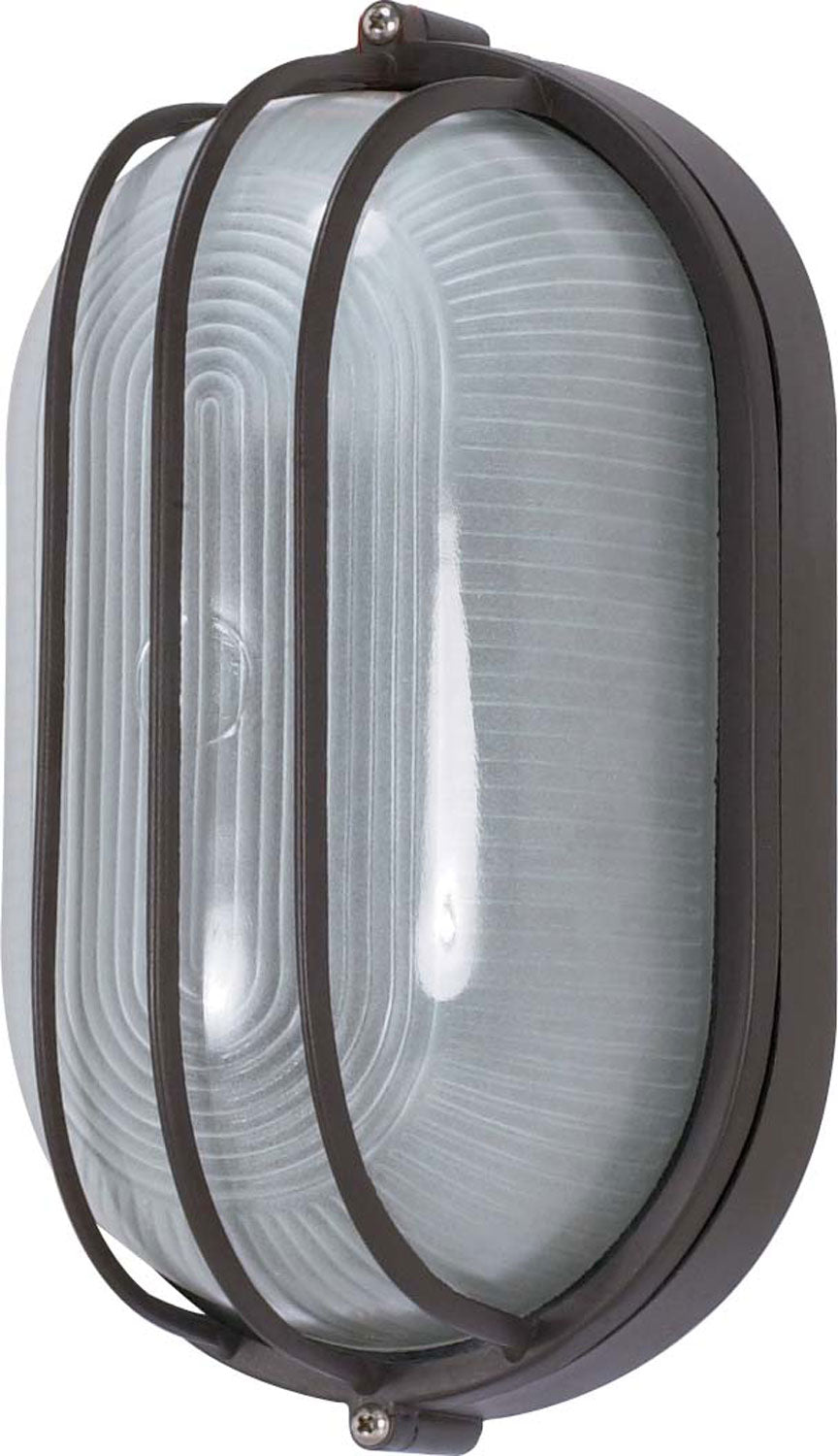 10 Pack Oval Cage Bulkhead Wall Sconce Light - Industrial Vintage Style for Porch, Garage, Barn & Outdoor Lighting (1 Light Fixture per Pack)