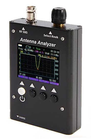 LATNEX ATA-60M 0.5-60MHz Portable SWR Antenna Analyzer for Ham Radio, CB, Walkie Talkie & Two Way Radios - Perfect for Field Testing, Amateur Radio Operations & Communication Equipment Tuning