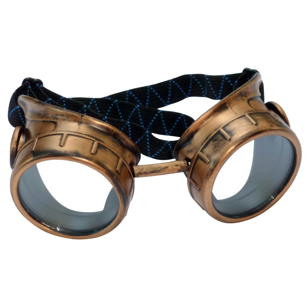 UMBRELLALABORATORY Steampunk Victorian Welding Goggles for Men - Diesel Punk Style Safety Glasses for Cosplay, Welding & Outdoor Activities
