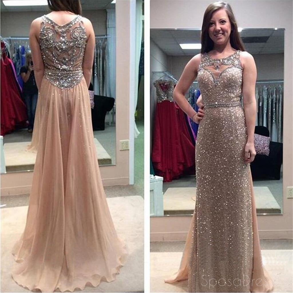 Elegant Long Sequin Rhinestone Prom Dress - PD0069 | Sparkling Evening Gown for Homecoming, Formal Dances & Special Occasions