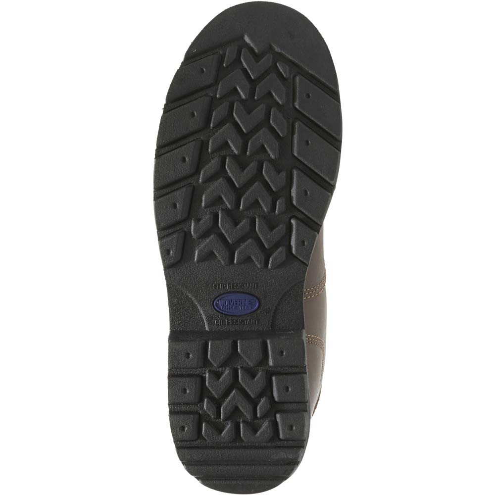 Wolverine Men's Cannonsburg Work Boots - Durable Leather Steel Toe Shoes for Construction & Outdoor Work | Comfortable Safety Footwear for Job Sites, Hiking & Heavy Duty Use