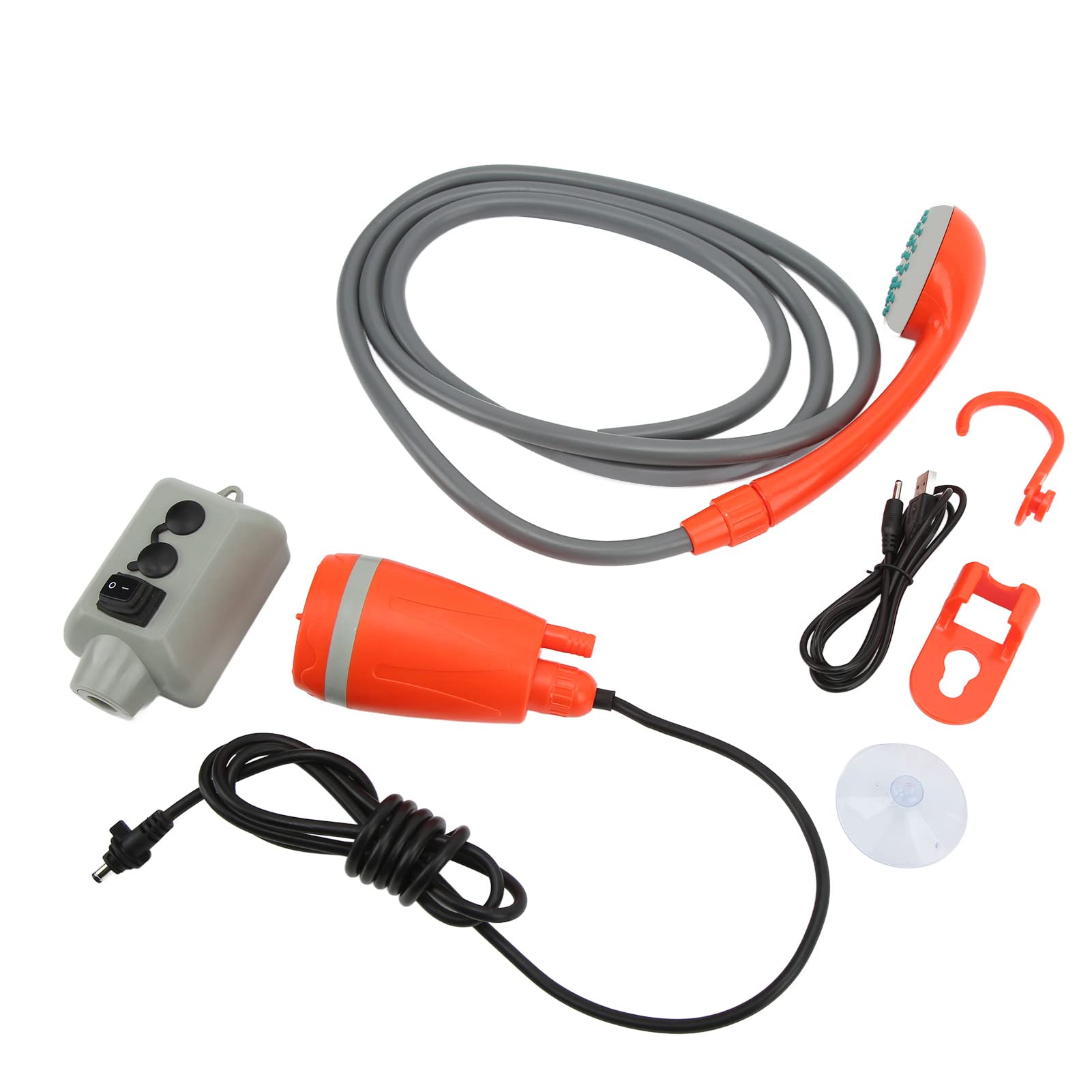 Portable Camping Shower - Compact & Safe Outdoor Shower for RV, Yacht, Hiking, Backpacking & Emergency Use | Perfect for Travel, Camping & Off-Grid Adventures