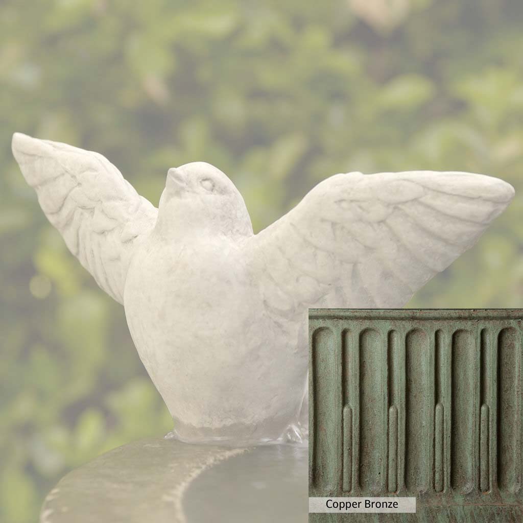 Campania International Flutter Bird Statue - Elegant Garden Decor for Outdoor & Indoor Use - Perfect for Patio, Yard, and Home Decoration