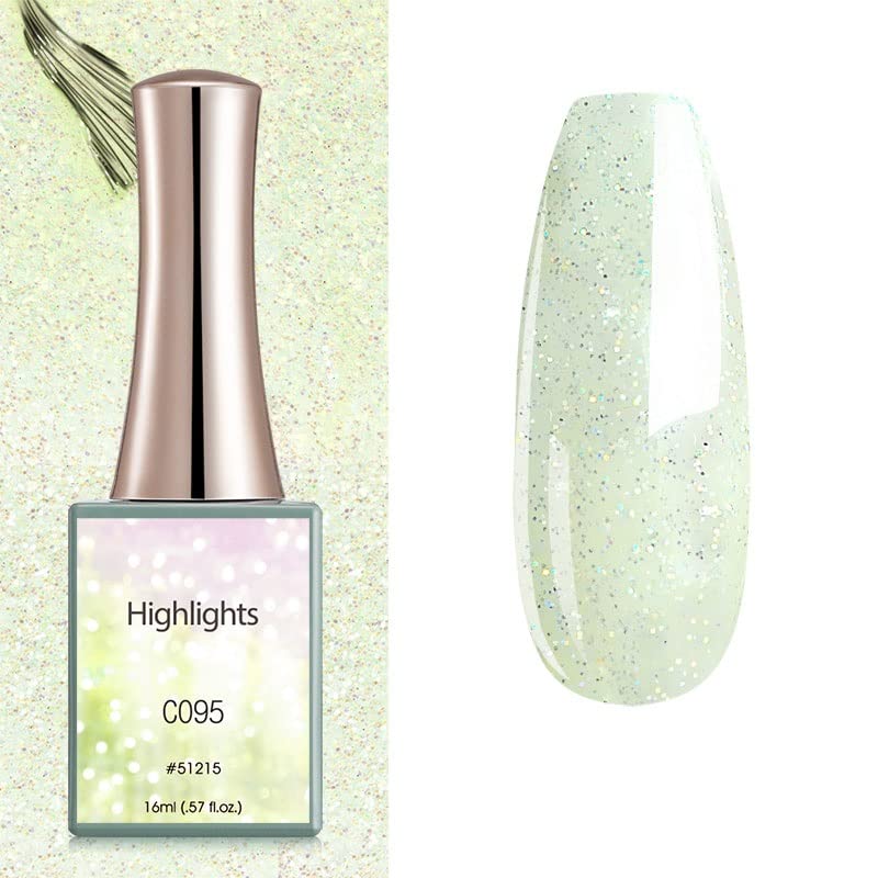 BELLE GAGA™ CANNI Soak Off LED UV Gel Nail Polish - 16ml Salon Quality DIY Manicure Set for Home & Professional Use - Long Lasting Nail Art Colors (C095) - Perfect for Parties, Weddings, and Everyday Wear