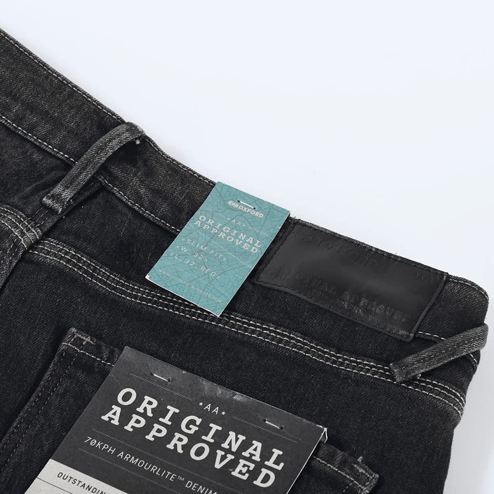 Original Oxford Approved AA Jeans for Men - Durable Motorcycle & Outdoor Sports Pants - Perfect for Riding, Hiking & Casual Wear
