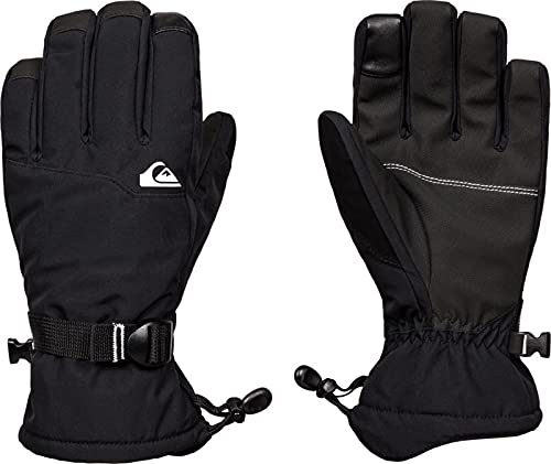 Quiksilver Mission Gloves for Men - Waterproof & Warm Winter Gloves for Snowboarding, Skiing, and Outdoor Activities