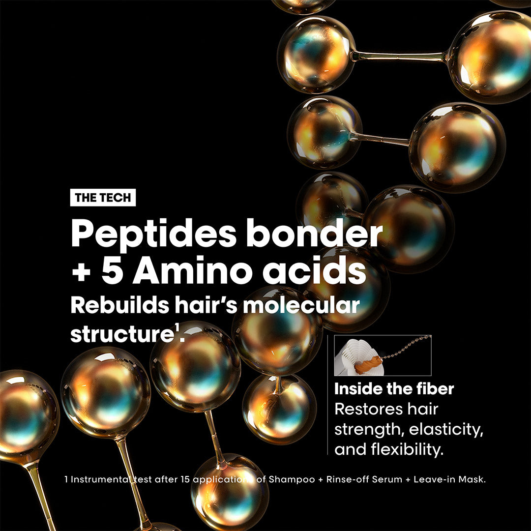 L'Oréal Professionnel Absolut Repair Molecular Hair Mask 250ml - Deep Conditioning Treatment for Damaged Hair - Salon-Quality Repair at Home for Dry, Brittle, and Frizzy Hair - Perfect for Post-Color Care and Weekly Hair Nourishment