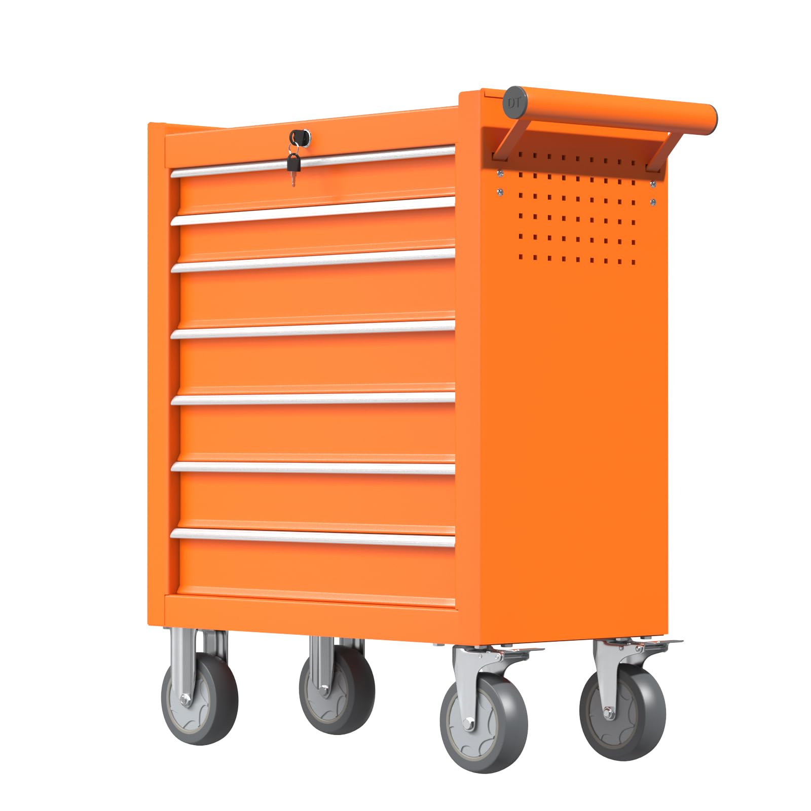 7-Drawer Heavy Duty Rolling Tool Chest - Large Capacity Metal Garage Tool Cabinet with Locking Drawers & Wheels for Mechanics - Perfect for Workshop, Garage, and Auto Repair Storage