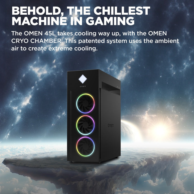 OMEN 45L Gaming Desktop PC - High Performance Intel Core i7, NVIDIA RTX 3080, 32GB RAM, 1TB SSD - Perfect for 4K Gaming, Streaming & VR Experiences