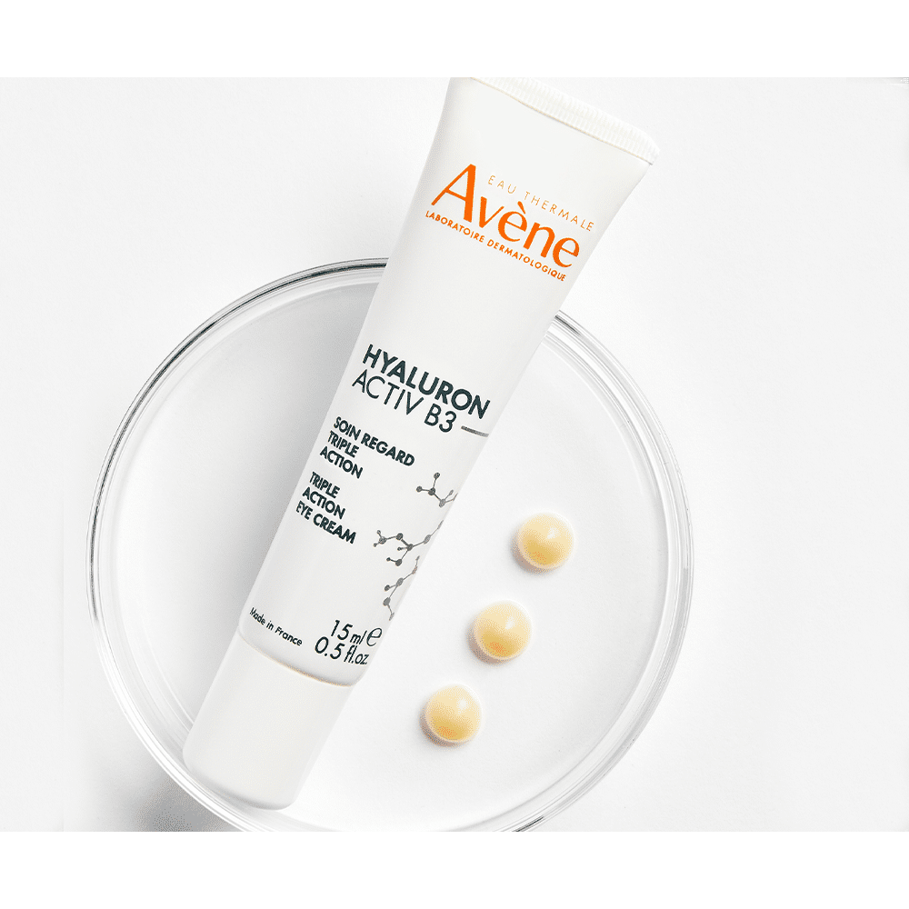 Hyaluron Activ B3 Triple Action Eye Cream for Dark Circles, Wrinkles & Puffiness - Anti-Aging Eye Treatment for Day & Night Use
