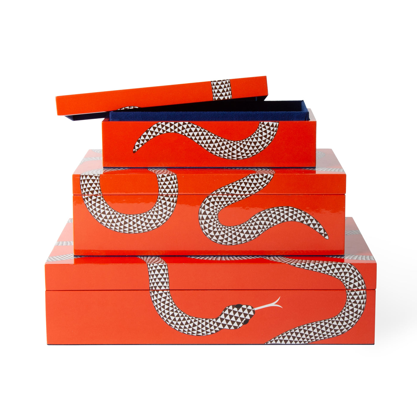 Elegant Medium Eden Lacquer Box - Handcrafted Wooden Jewelry Storage for Necklaces & Rings - Perfect for Home Decor, Gift Giving & Organizing Accessories