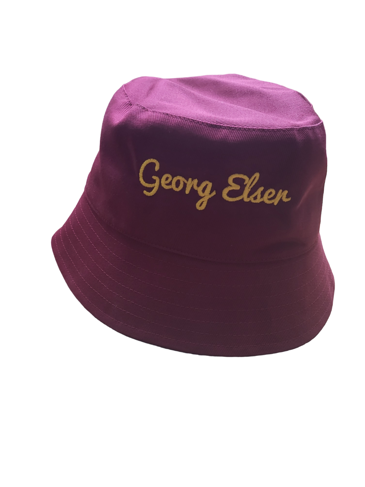 Bucket Hat with Logo - Classic Bordeaux Red for Men & Women | Perfect for Beach, Outdoor & Summer Fashion