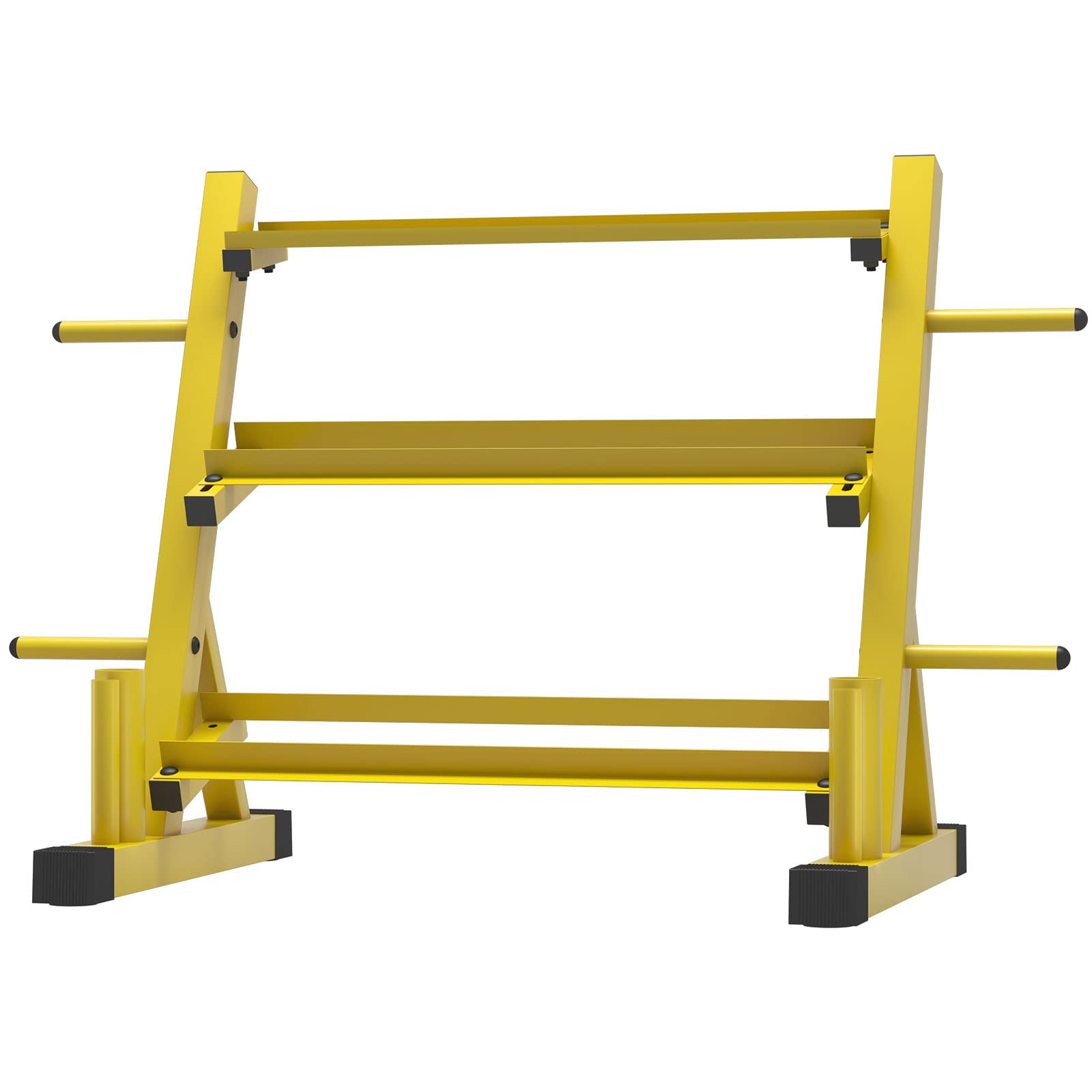**Multifunctional Dumbbell Rack & Weight Stand for Home Gym - Heavy Duty Storage for Dumbbells, Weight Plates, Curl Bars - Perfect for Garage, Basement & Home Workouts**