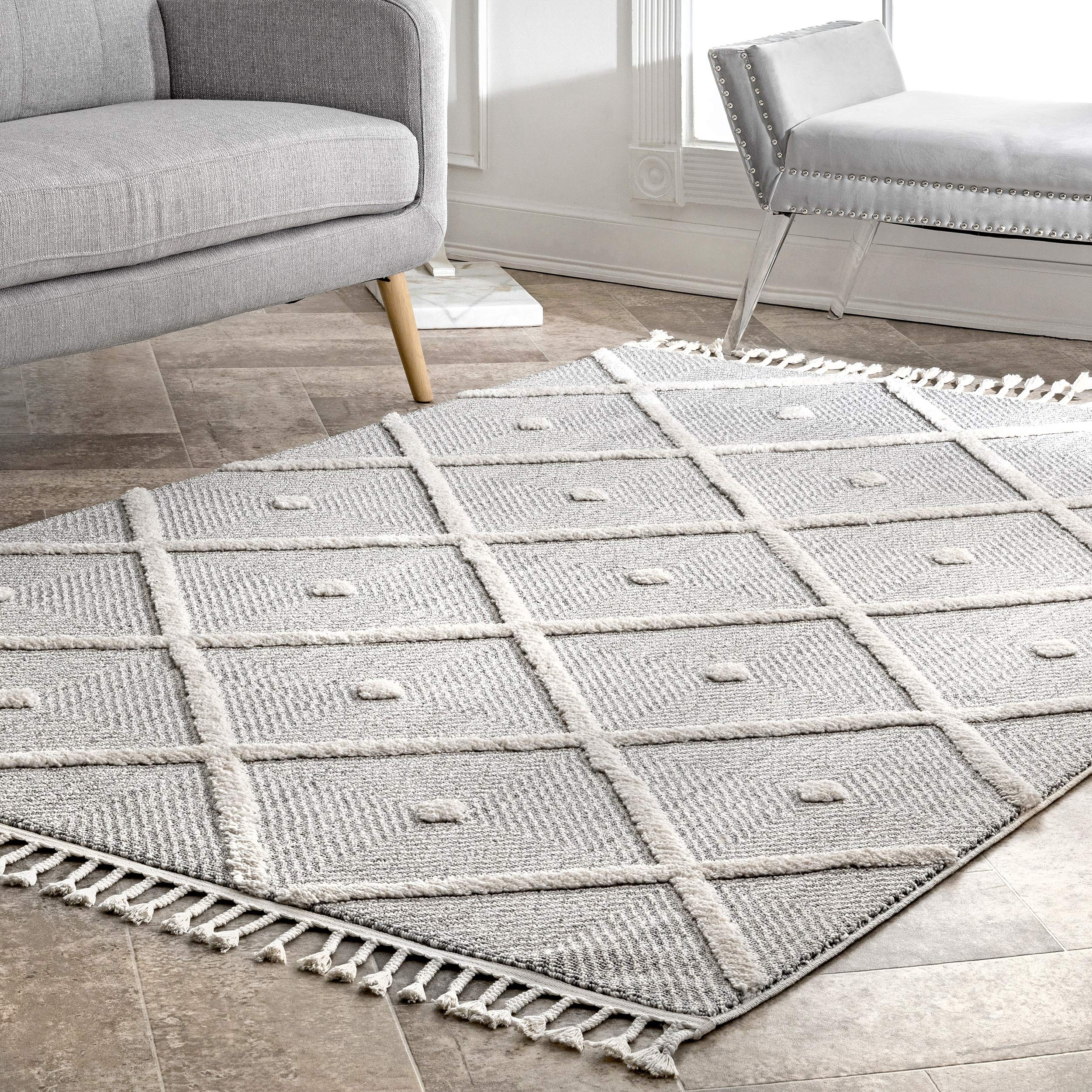 nuLOOM Deyton Diamond Area Rug 6'7